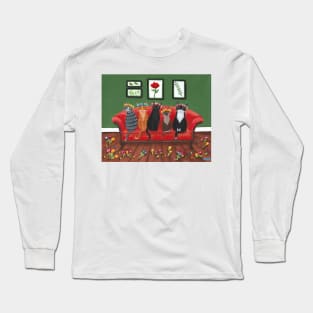 Cats Waiting For Spring Long Sleeve T-Shirt